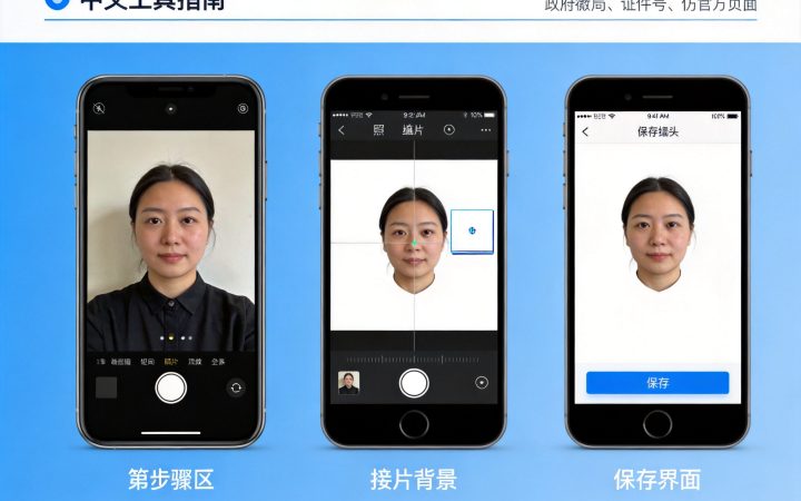 2026年白底证件照制作指南相关场景示意图