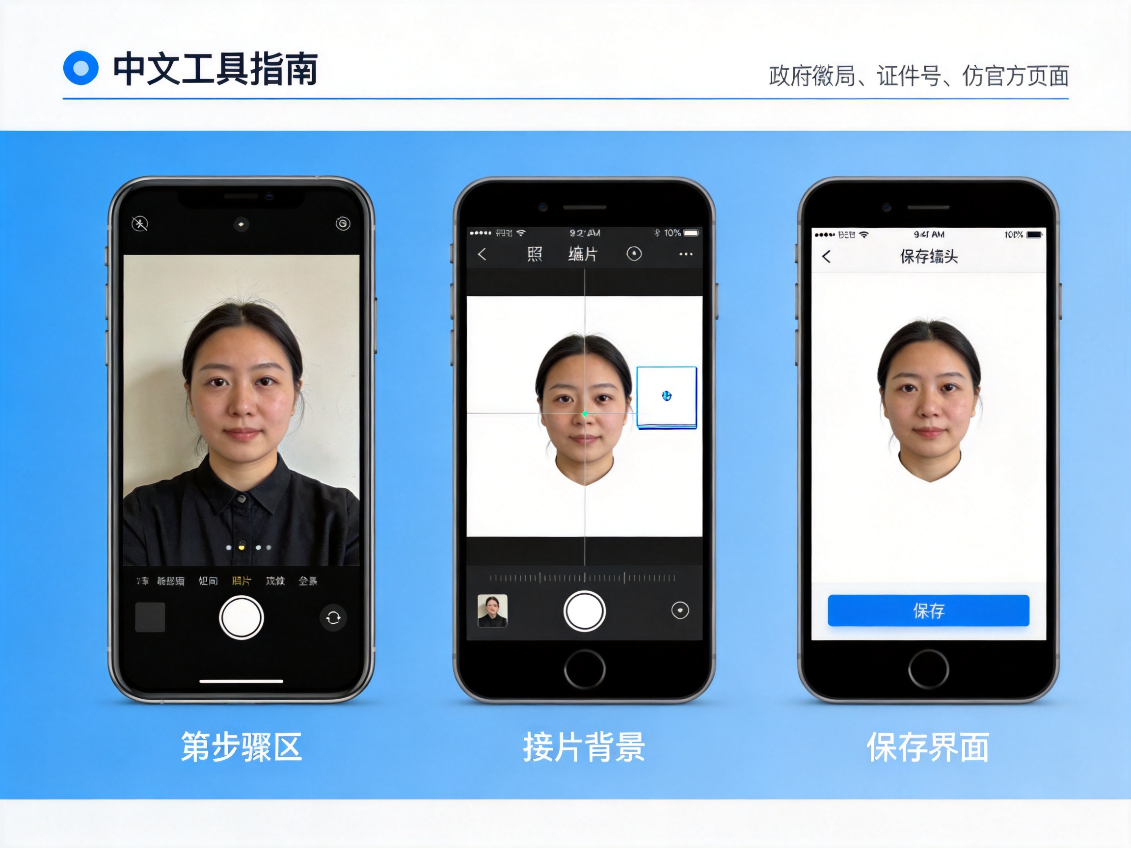2026年白底证件照制作指南相关场景示意图