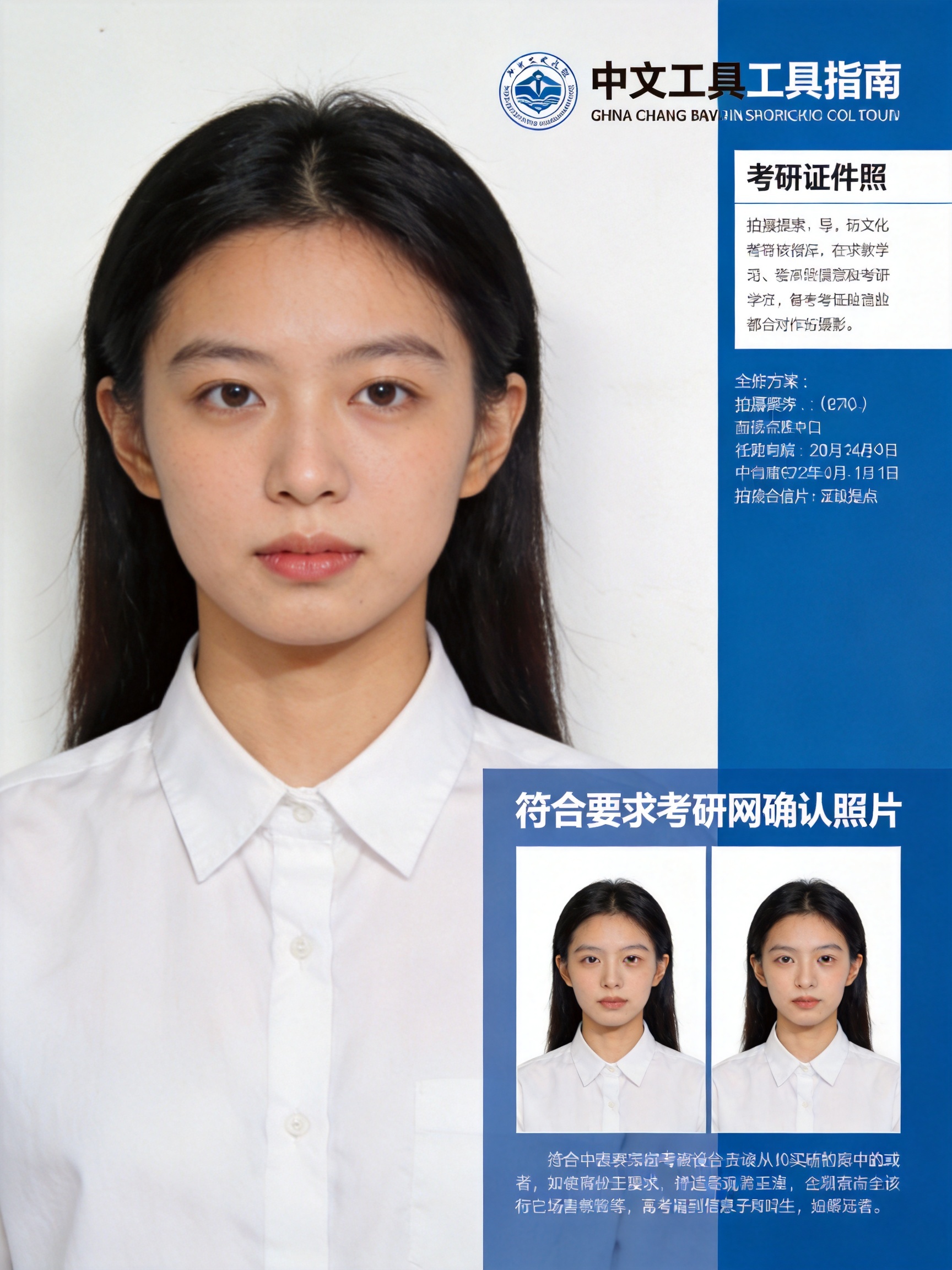 2026年考研网上确认本人照片要求整理相关场景示意图