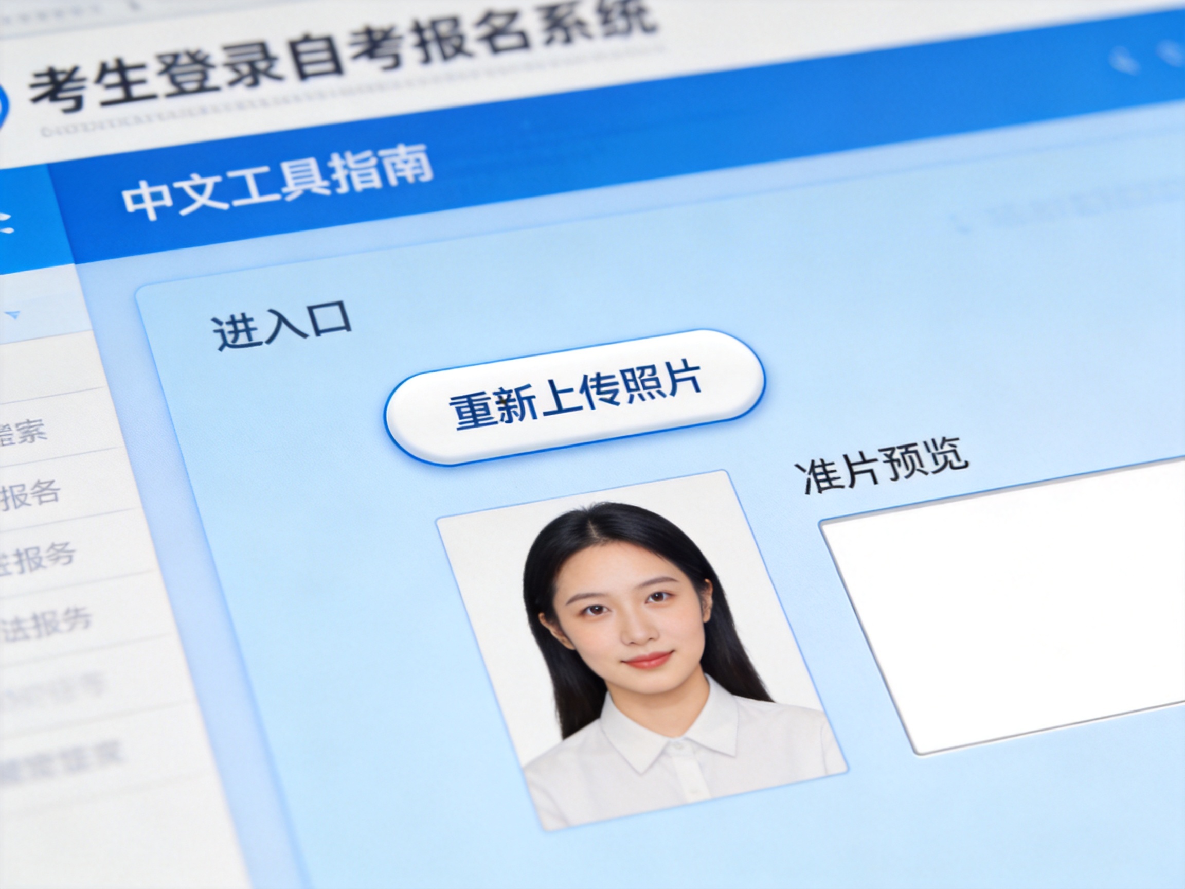 2026年自考报名照片上传错了怎么办 处理方法与要求相关场景示意图