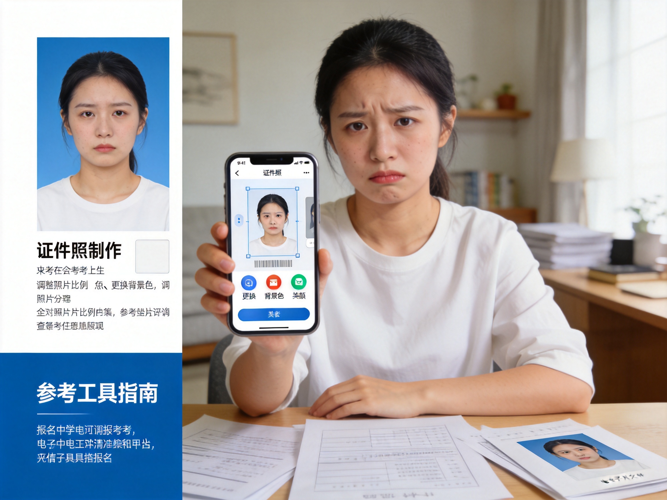 2026年自考报名照片可以穿白衣服吗 通用要求整理相关场景示意图