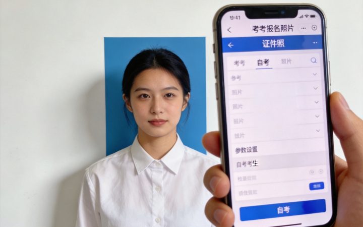 2026年自考报名照片可以美颜吗相关场景示意图