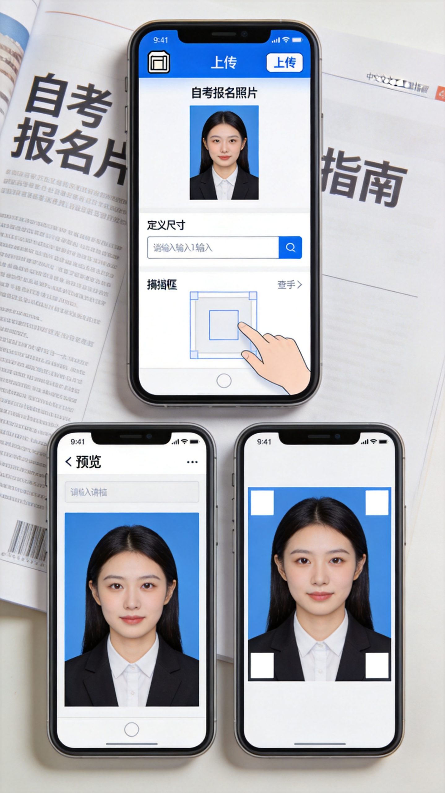 2026年自考报名照片裁剪要求与手机制作方法内容配图