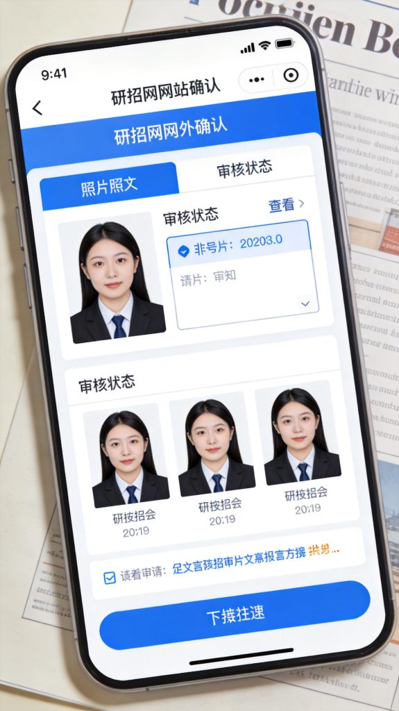 2026研究生网上确认照片审核时长参考相关场景示意图