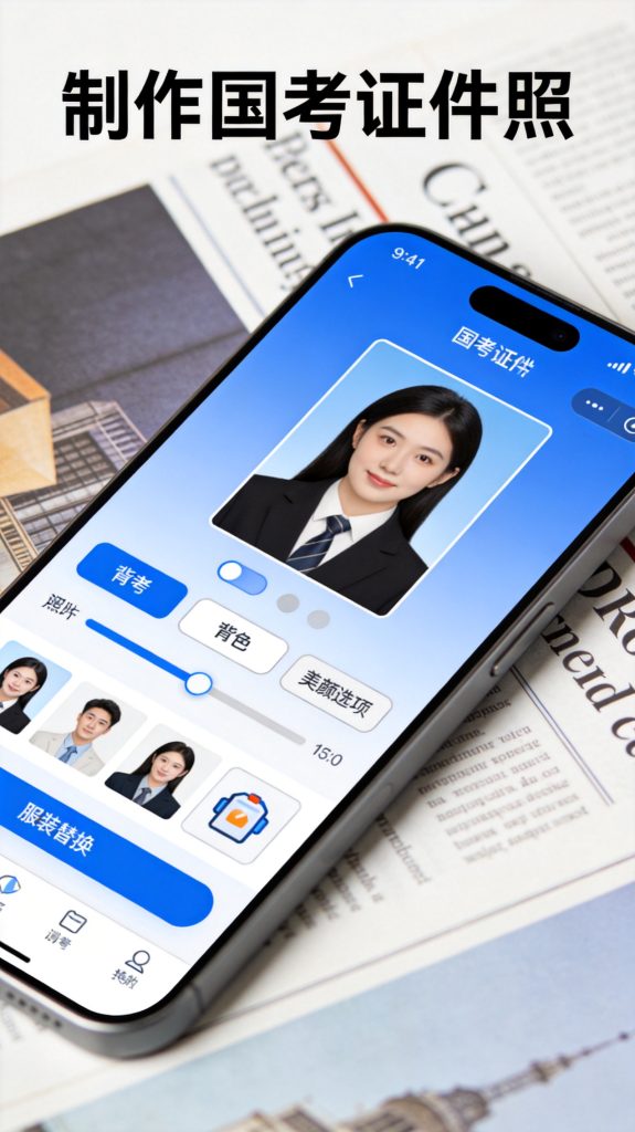 2027国考准考证照片要求与制作指南相关场景示意图