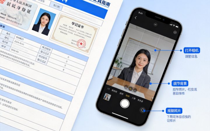 2027国考报名材料清单及证件照提前准备指南相关场景示意图