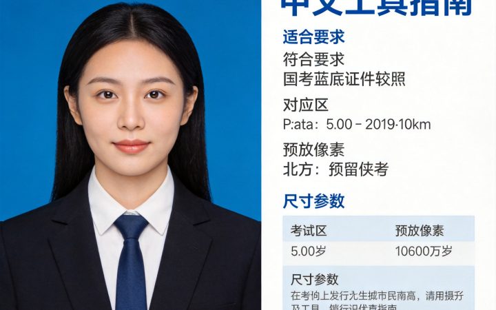 2027国考照片像素要求：2027国考报名照片像素要求及制作参考相关场景示意图
