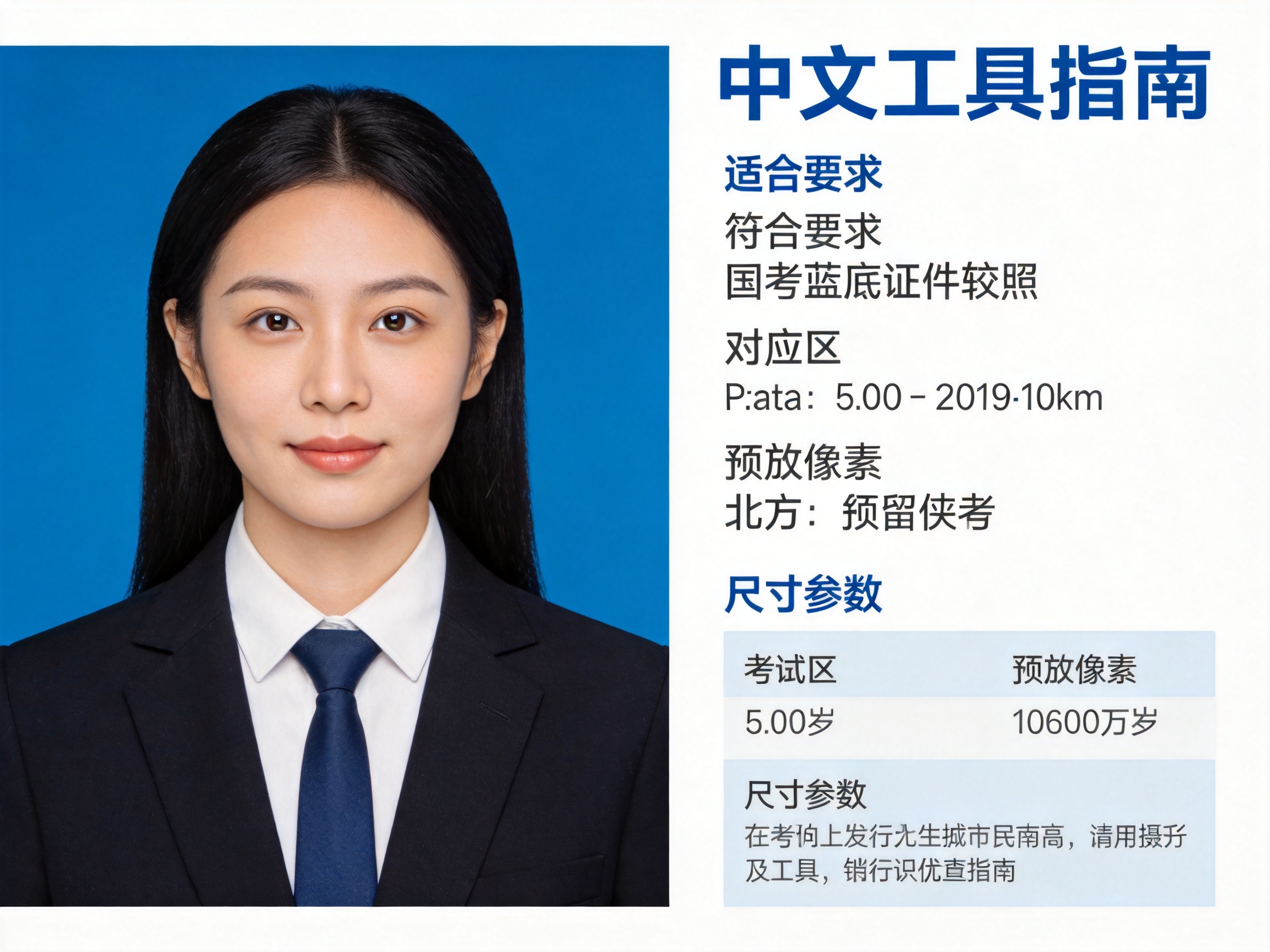 2027国考照片像素要求：2027国考报名照片像素要求及制作参考相关场景示意图