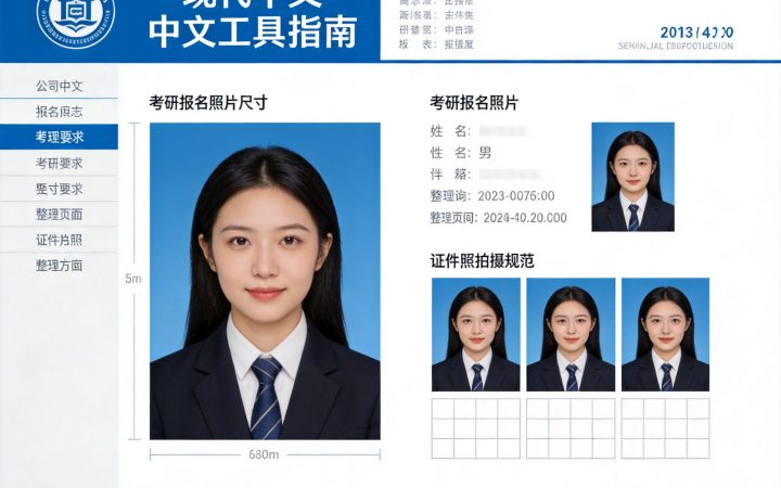 2027考研报名照片尺寸要求相关场景示意图