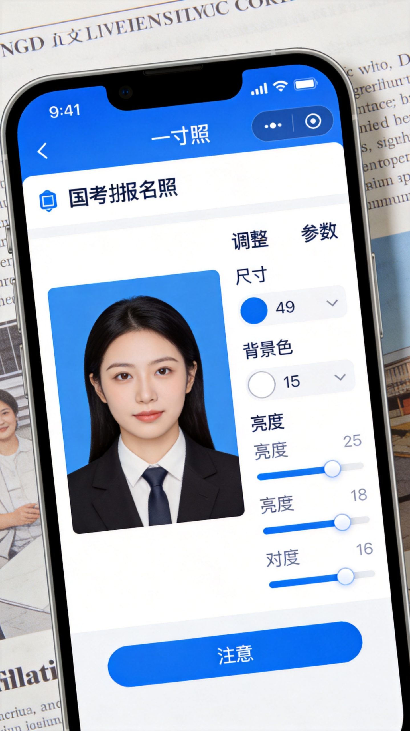 国考照片可以用一寸照吗：2026年国考报名照片可以用一寸照吗相关场景示意图