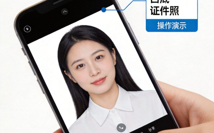 手机怎么制作2026导游证白底证件照：2026导游证考试白底证件照手机制作指南相关场景示意图