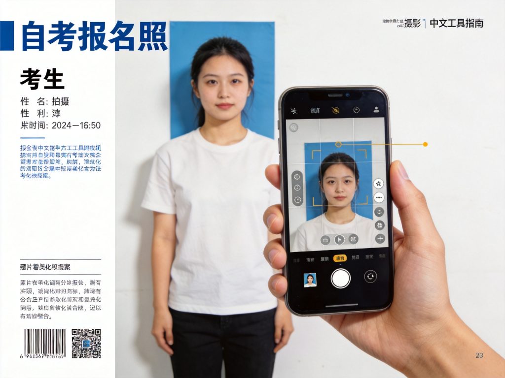 自考报名照片可以美颜吗：2026年自考报名照片美颜要求解答相关场景示意图