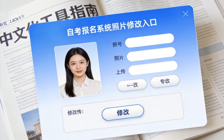 自考报名照片审核通过还能换吗：2026年自考报名：照片审核通过后还能更换吗相关场景示意图