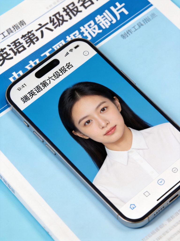 2026下半年英语四六级报名照片背景颜色要求相关场景示意图