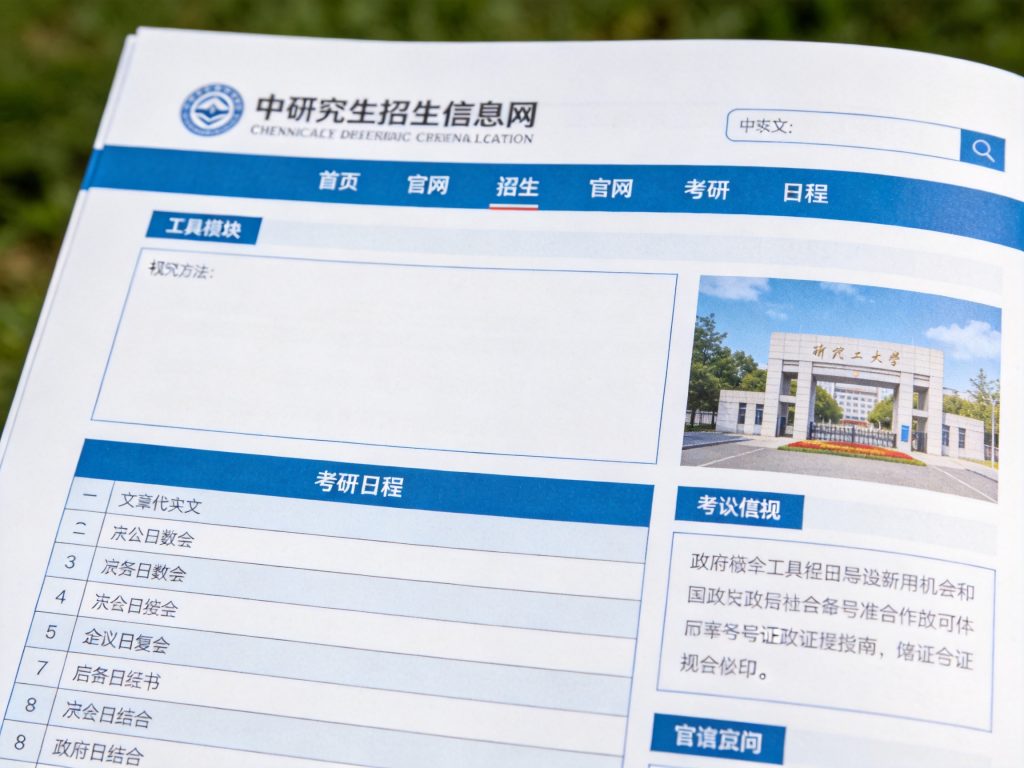 2026年全国硕士研究生考试报名和初试时间相关场景示意图