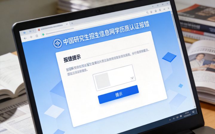 2026研究生报名学历认证不通过解决办法内容配图