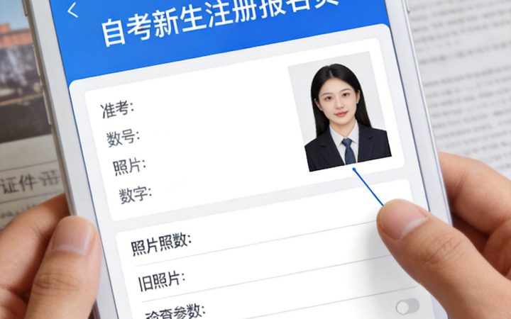 2026自考报名可以用半年前的旧照片吗？规则整理与准备指南内容配图