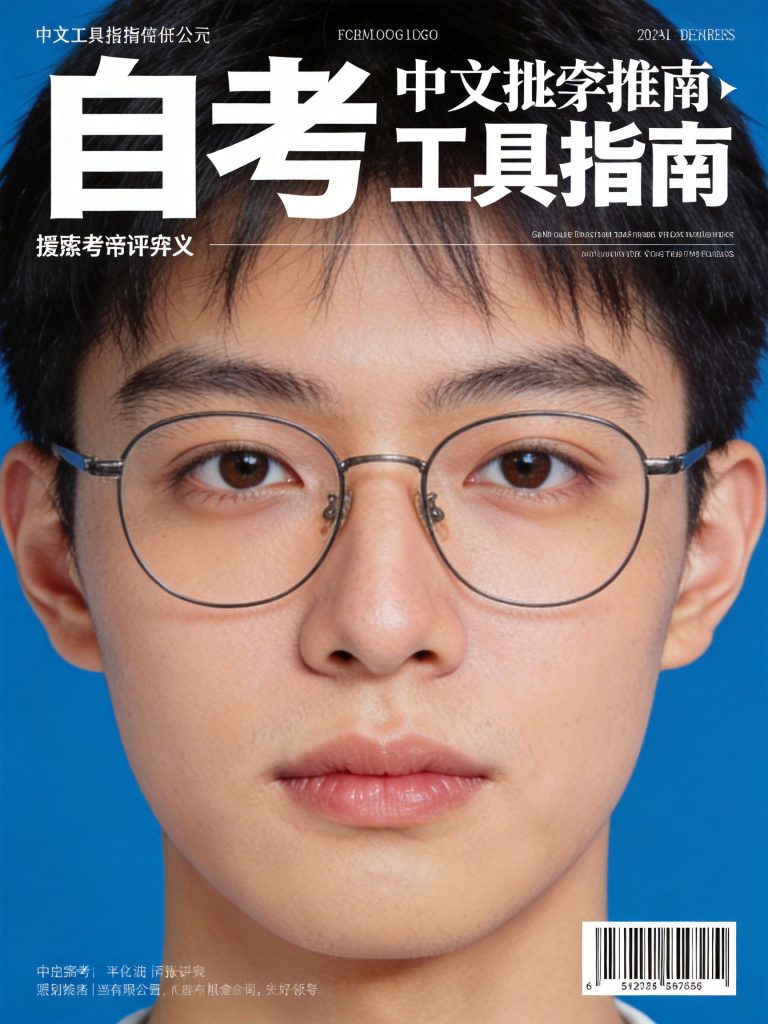 2026自考报名照片戴框架眼镜要求说明相关场景示意图