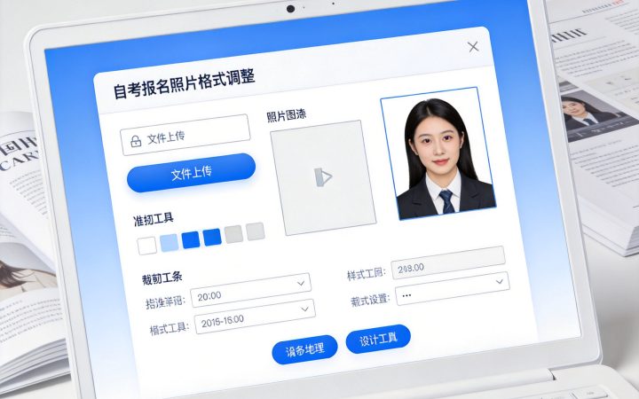 2026自考报名照片文件格式要求及提前准备指南内容配图