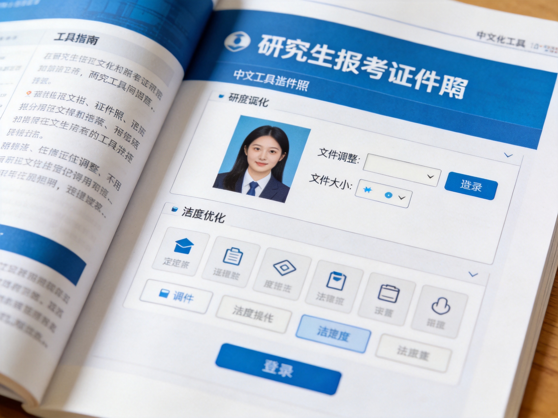 2027研究生报名照片压缩后变模糊 清晰控制文件大小处理方法相关场景示意图