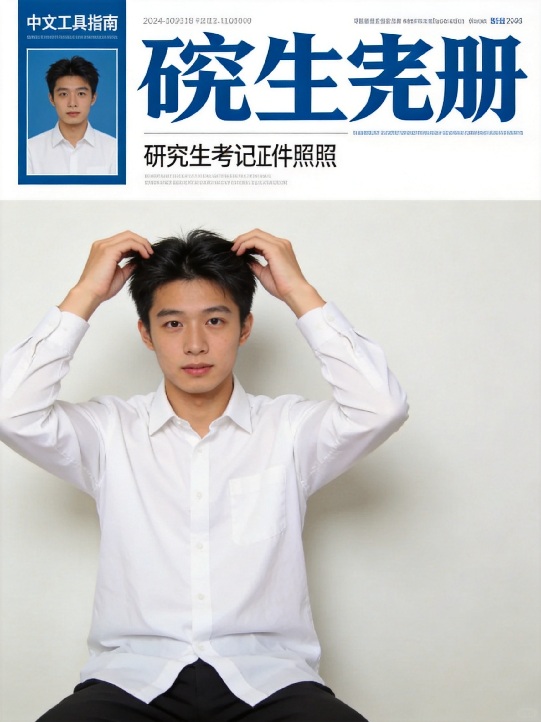 2027研究生报名照片发型要求：可以扎马尾或披头发吗相关场景示意图