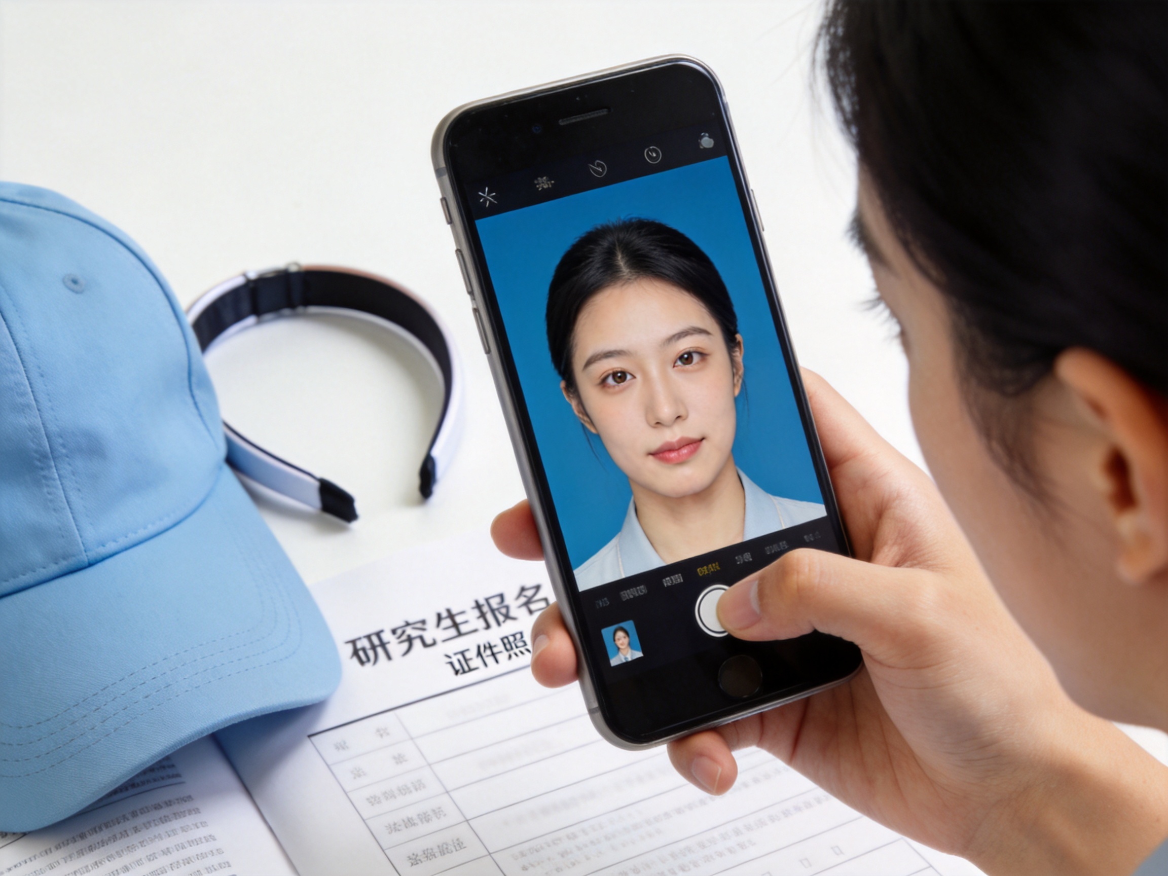2027研究生报名照片可以戴帽子或头饰吗？配饰遮挡问题怎么避免相关场景示意图