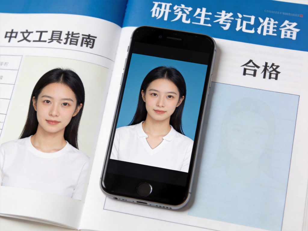 2027研究生报名照片可以穿白色衣服吗？服装颜色与背景区分方法相关场景示意图