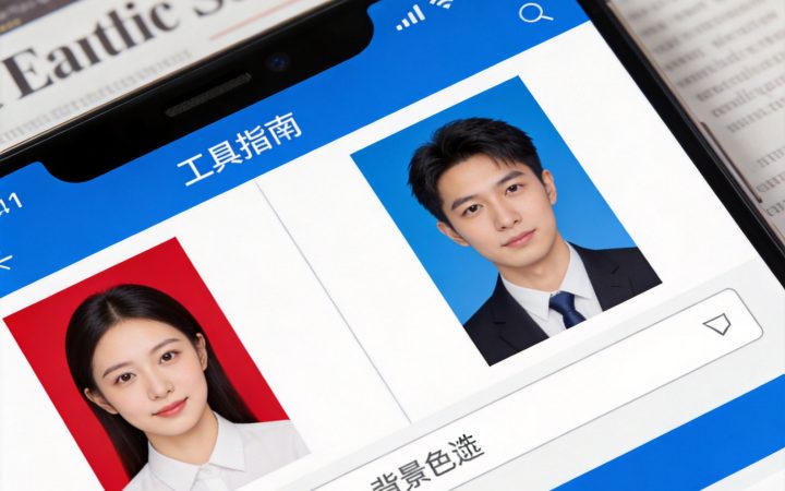 一寸证件照怎么用手机免费更换背景颜色？详细操作步骤：2026一寸证件照手机免费更换背景颜色详细操作指南内容配图
