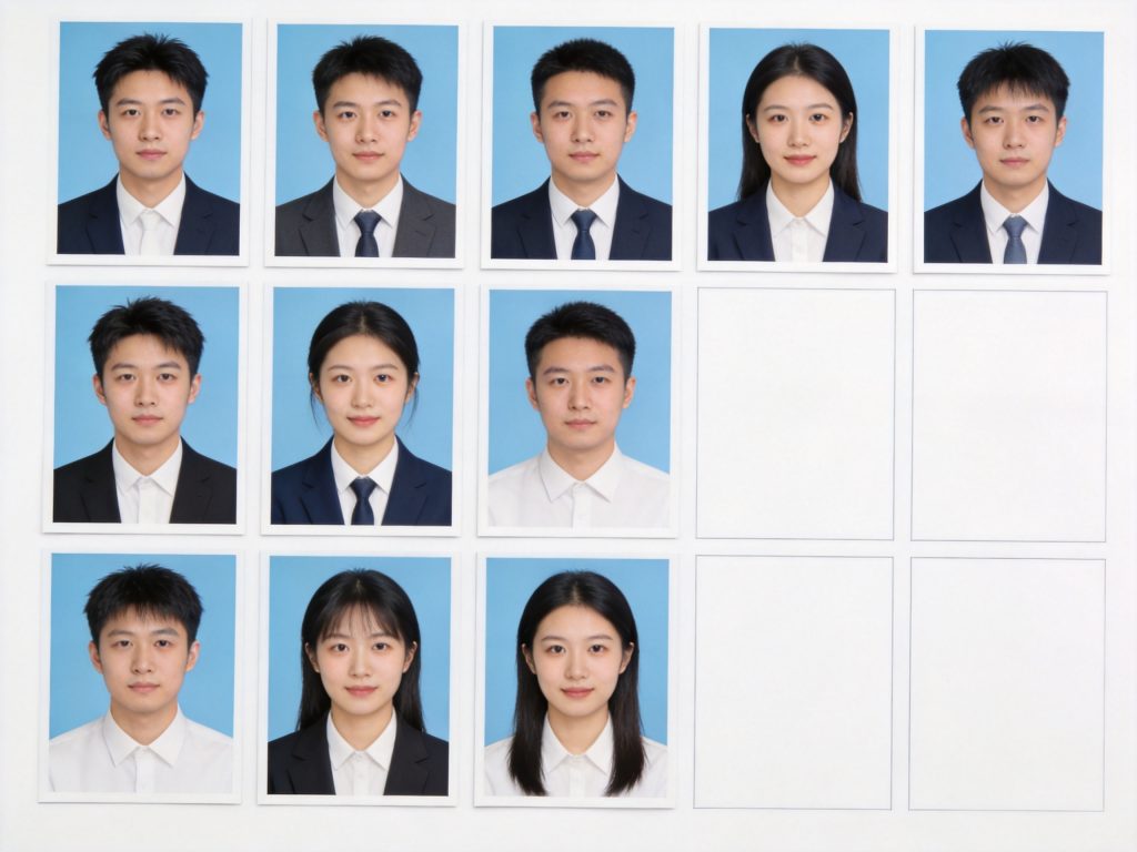 一寸证件照排版怎么操作？一张A4纸排版方法与打印设置：2026一寸证件照A4排版操作方法与打印设置相关场景示意图