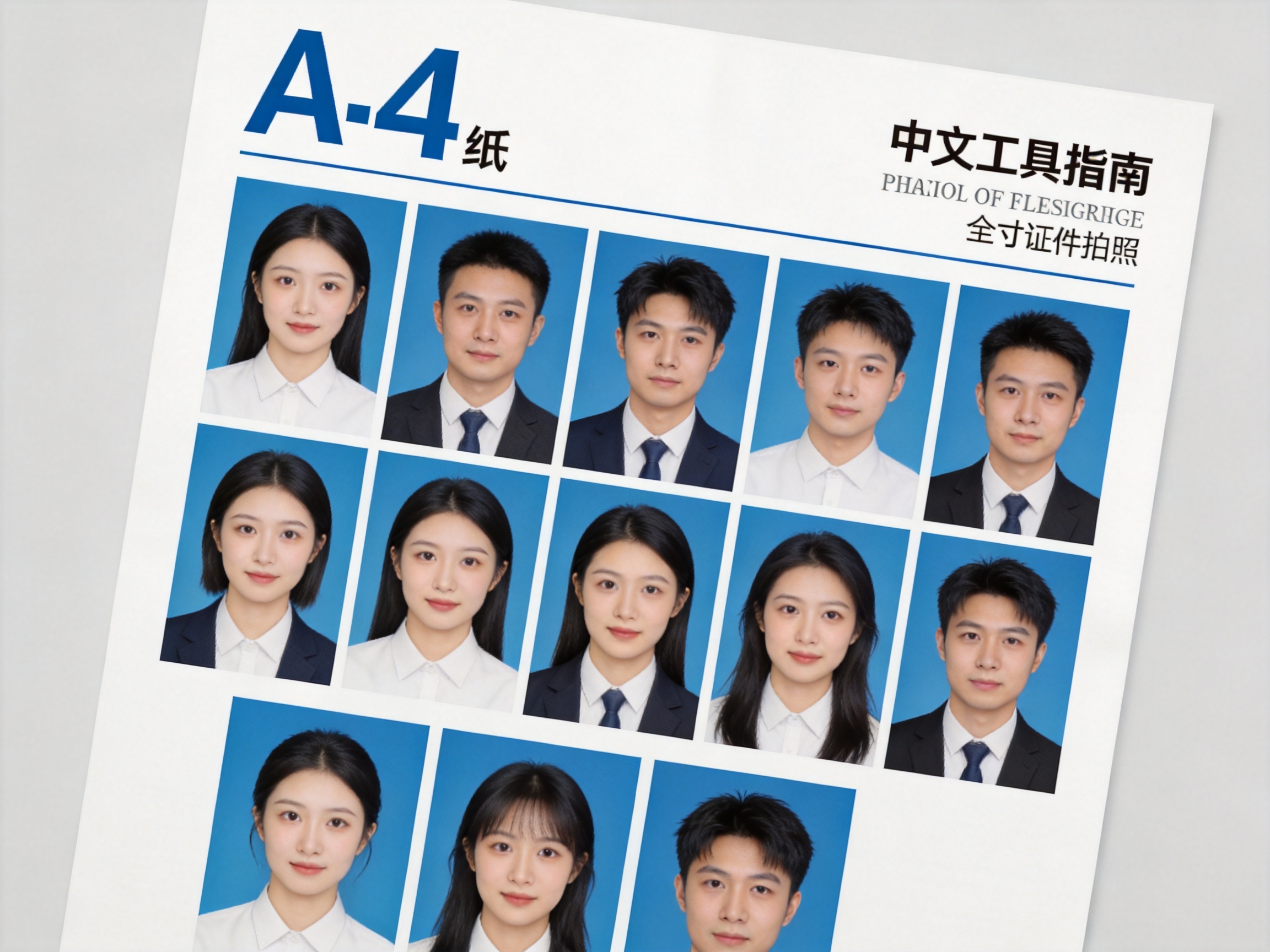 一寸证件照排版怎么操作？一张A4纸排版方法与打印设置：2026一寸证件照A4纸排版操作方法与打印设置参考内容配图